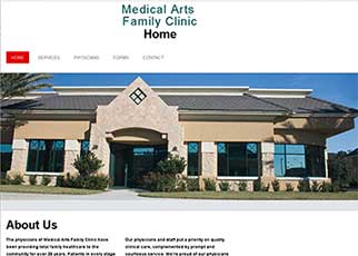 Medical Arts Family Clinic Website